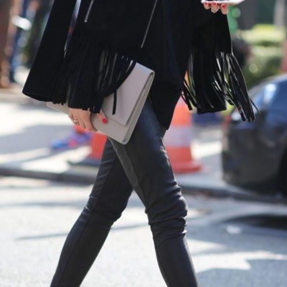 Zara Suede Fringe Jacket